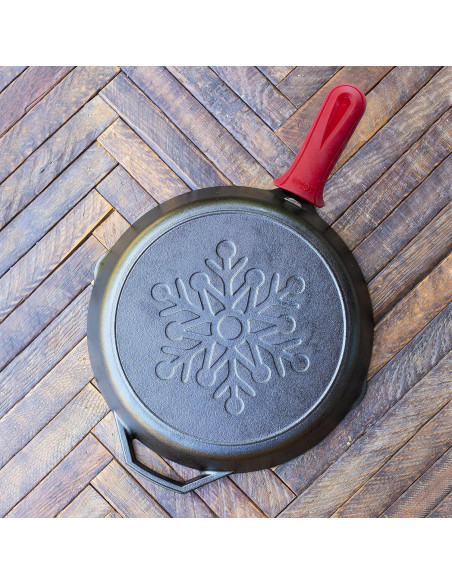 Sartén de Hierro Fundido Lodge Copo de Nieve 30.48 cm Sartén de Hierro Fundido Lodge Copo de Nieve 30.48 cm