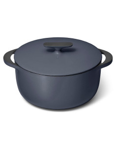Horno Holandés Caraway 6.5qt Hierro Fundido Esmaltado Azul