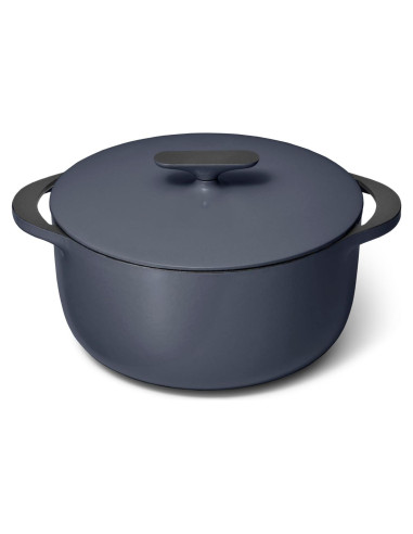 Horno Holandés Caraway 6.5qt Hierro Fundido Esmaltado Azul