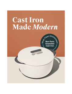 Horno Holandés Caraway 6.5qt Hierro Fundido Esmaltado Azul 2