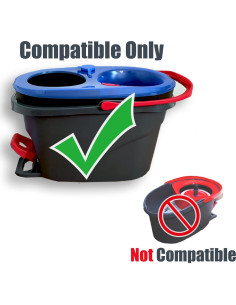 Cabezales de Reemplazo para Fregona Homsis - 2 Unidades Microfibra 2