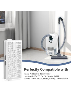 6 Bolsas de Reemplazo GN 3D AirClean XBWW para Aspiradoras Miele 2
