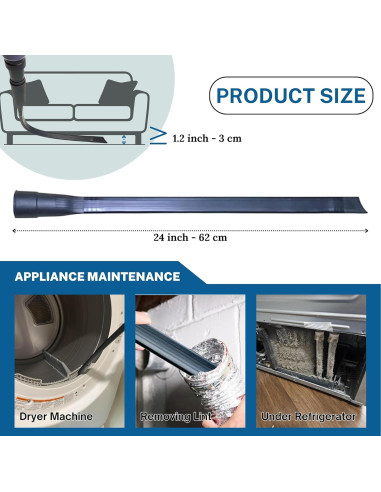 Herramienta de Hendidura Flexible GHAMADE para Aspiradoras Shark