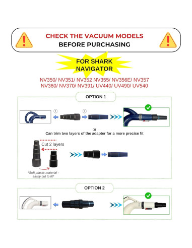 Herramienta de Hendidura Flexible GHAMADE para Aspiradoras Shark