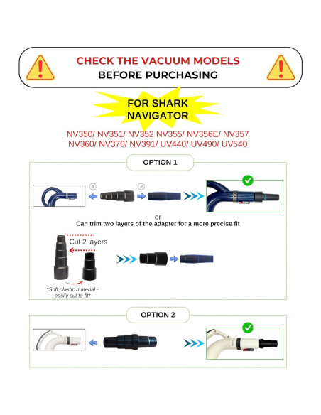 Herramienta de Hendidura Flexible GHAMADE para Aspiradoras Shark