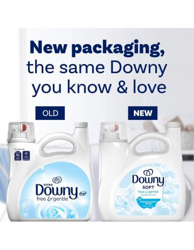 Suavizante de Tela Downy Free & Gentle 4.14 L Hipoalergénico