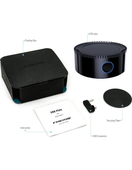Base de Batería Fremo Evo Plus para Echo Dot 2da Gen - Negro