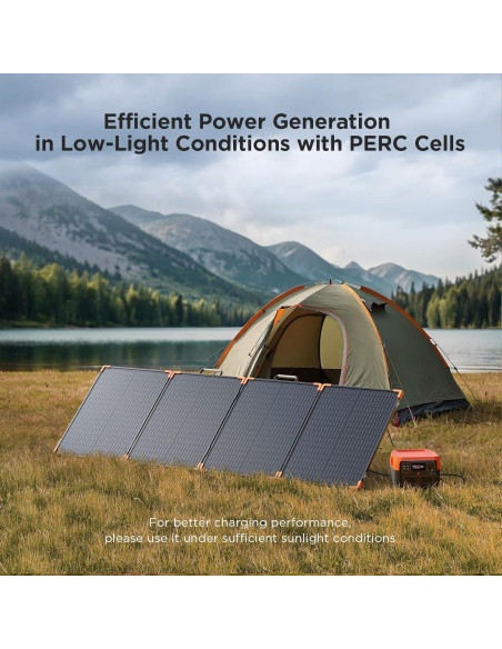 Panel Solar Portátil 200W ZOUPW Plegable IP68 23.5% Eficiencia