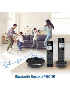 Teléfono Inalámbrico VTech LS6381-2 con Altavoz Bluetooth 2