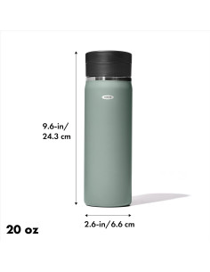 Taza Térmica OXO 591ml Acero Inoxidable Jade a Prueba de Fugas 2