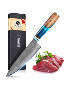 Cuchillo de Chef Kuwata 20 cm Damasco VG10 Acero Inoxidable