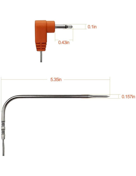 Sonda de Reemplazo Riida 4-Pack Acero Inoxidable 101.6 cm