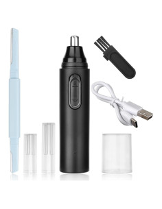 Recortador de Vello Nasal y Cejas Yunmiss Negro Recargable