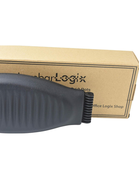 Soporte Lumbar Ergonomico OFFICE LOGIX SHOP Tamaño B Grafito