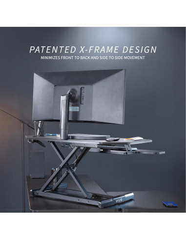 Escritorio Esquinero Ajustable VIVO DESK-V037MC 94x48 cm