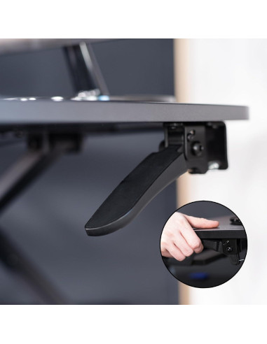 Escritorio Esquinero Ajustable VIVO DESK-V037MC 94x48 cm