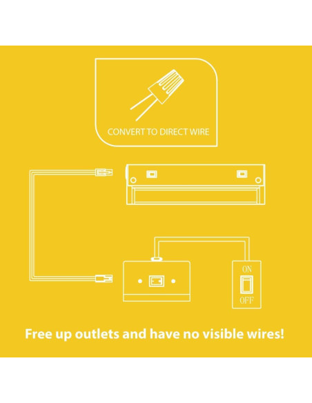 Iluminación LED 40.64 cm GETINLIGHT con giro, 10W, 600 lúmenes