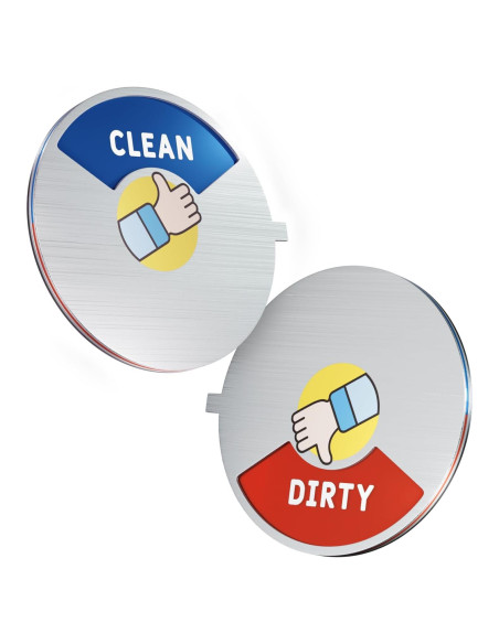 Imán de Lavavajillas Limpio Sucio Jozidea 7.87 cm Diseño Divertido
