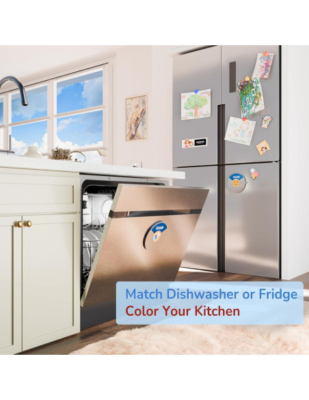 Imán de Lavavajillas Limpio Sucio Jozidea 7.87 cm Diseño Divertido