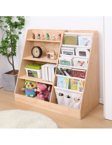 Estantería de Madera FDHUIJIA para Niños 5 Estantes 88.9 cm