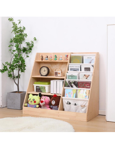 Estantería de Madera FDHUIJIA para Niños 5 Estantes 88.9 cm