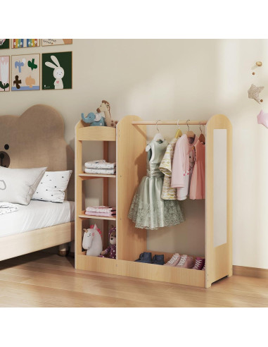 Armario de Almacenamiento HONEY JOY con Espejo para Niños