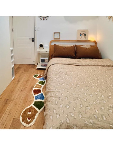 Alfombra Suave Antideslizante Serpiente gdmgdr 120x35cm