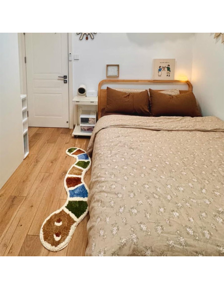 Alfombra Suave Antideslizante Serpiente gdmgdr 120x35cm