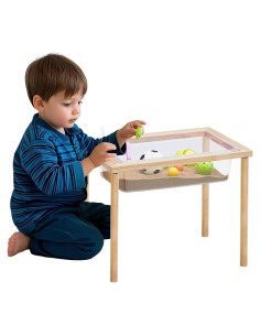 Mesa Sensorial de Madera Uiifan para Niños 2-4 Años