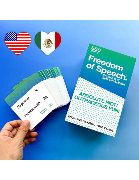 Juego de Mesa Bilingüe QUOKKA - 500 Tarjetas para Familias Juego de Mesa Bilingüe QUOKKA - 500 Tarjetas para Familias