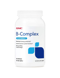 GNC B-Complejo Plus Energía 120 Cápsulas - Metabolismo y Energía