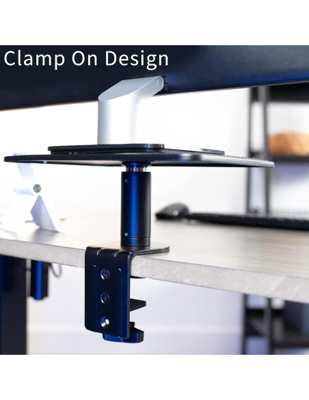 Soporte Elevador Ergonómico VIVO Ajustable para Monitor Negro