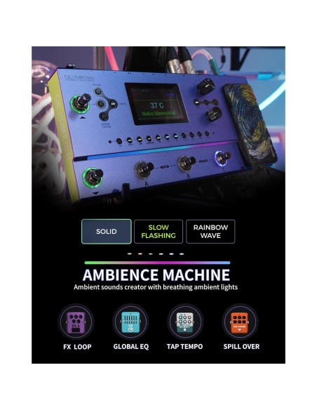 Pedal de Efectos MOOER GE200 Pro Li para Guitarra