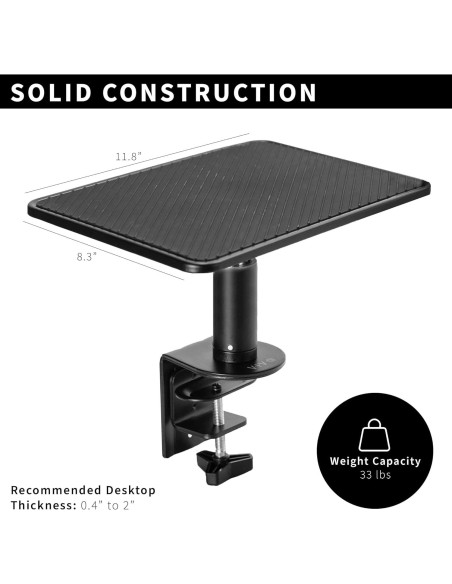 Soporte Elevador Ergonómico VIVO Ajustable para Monitor Negro