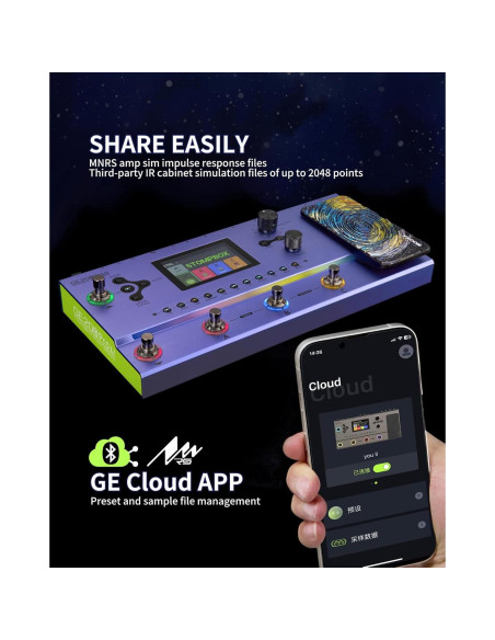 Pedal de Efectos MOOER GE200 Pro Li para Guitarra