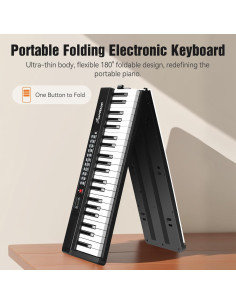 Teclado Plegable Asmuse EO887 88 Teclas Semi Ponderadas 2