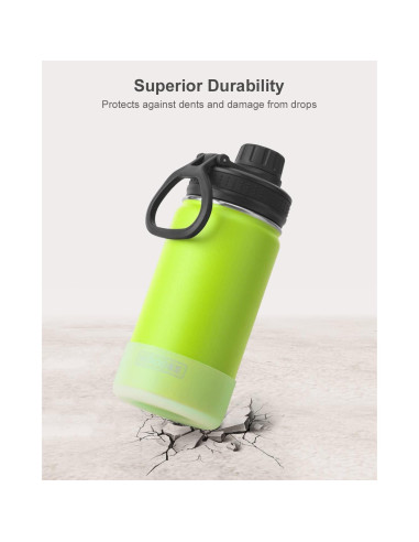 Botella de Agua Aislada 0.35L Koodee Verde Manzana