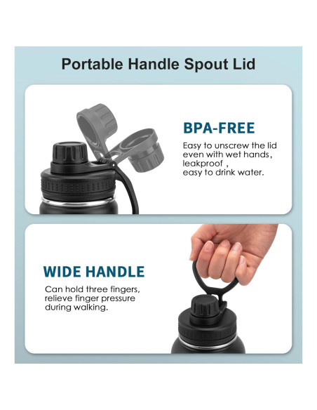 Botella de Agua Aislada 0.35L Koodee Verde Manzana