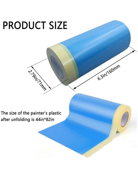 Película Protectora para Pintores Hengengood 1.07m x 25m