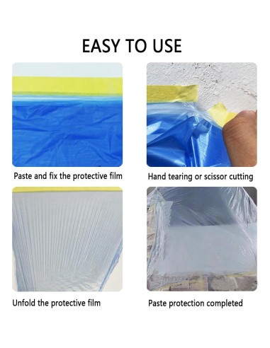 Película Protectora para Pintores Hengengood 1.07m x 25m
