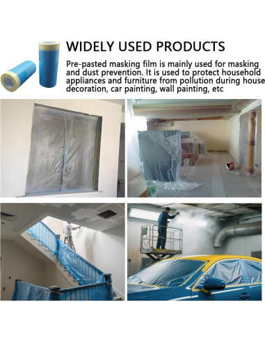 Película Protectora para Pintores Hengengood 1.07m x 25m