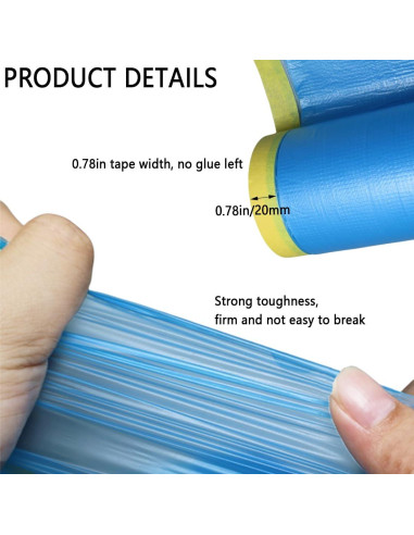 Película Protectora para Pintores Hengengood 1.07m x 25m