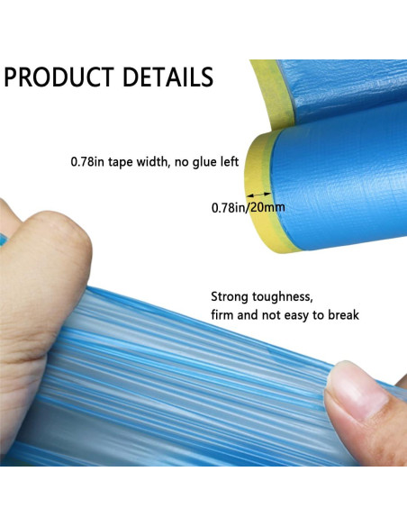 Película Protectora para Pintores Hengengood 1.07m x 25m