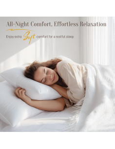 Almohada Suave Alkyonos 100% Viscosa de Bambú Hipoalergénica 2