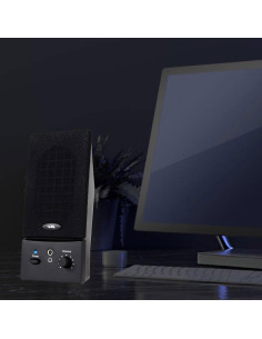 Altavoces Estéreo Cyber Acoustics CA-2016 2.0 USB Negro 2
