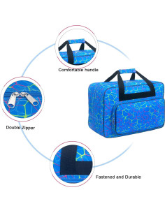 Bolsa de Transporte para Máquina de Coser Haroranax Azul - Universal 2