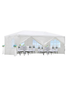 Carpa Gazebo F Fellie Cover 3.05x6.1m Impermeable 6 Paredes