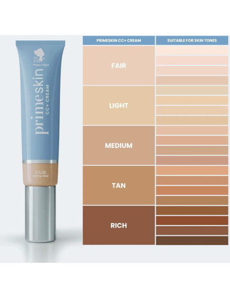 Crema CC PrimeSkin para Piel Madura 50ml - Hidratante Claro