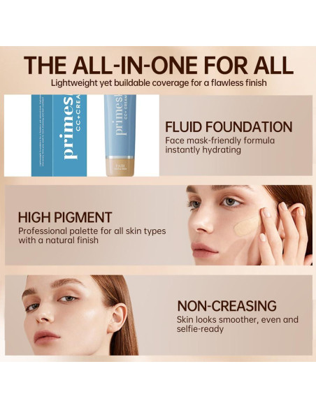 Crema CC PrimeSkin para Piel Madura 50ml - Hidratante Claro