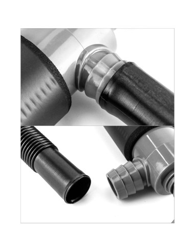 Bomba de Achique Manual QWORK 62 cm con Manguera Reversible